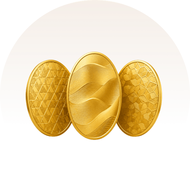 Gold Oval