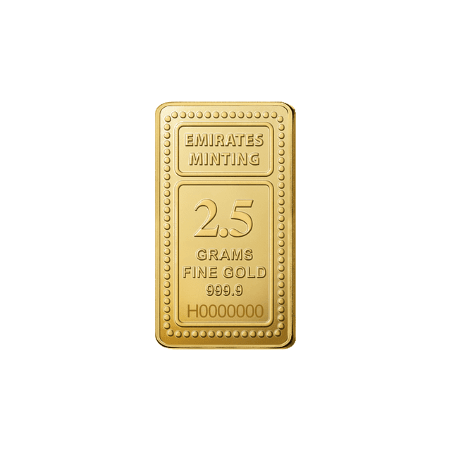 2.5g .9999 Gold Bar