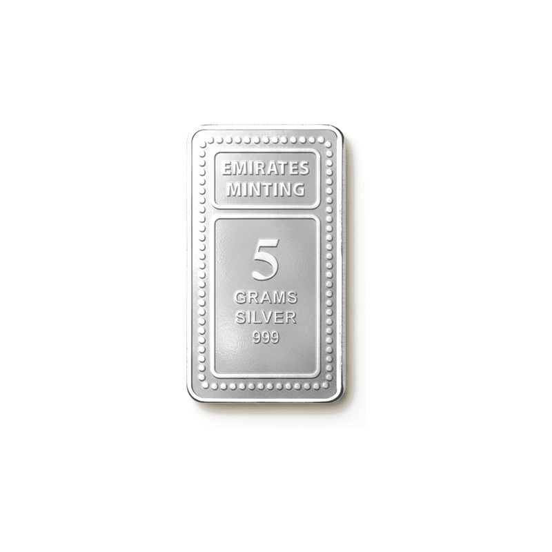 5g .999 Silver Bar Emirates Minting