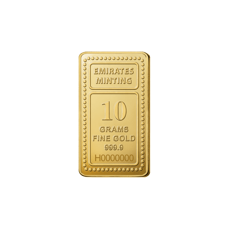 10g .9999 Gold Bar